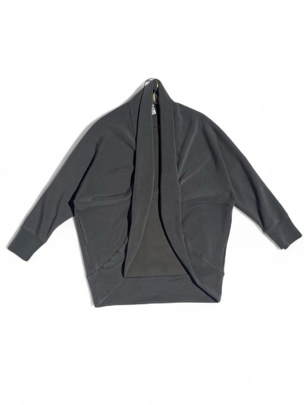 SPANX AirEssentials Cocoon Cardigan Olive Green Open Front Wrap Size M